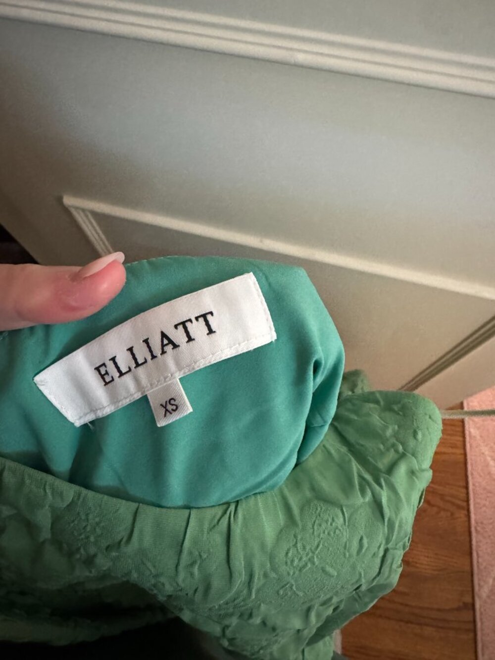 ELLIATT green asymetical dress - Picture 2 of 3